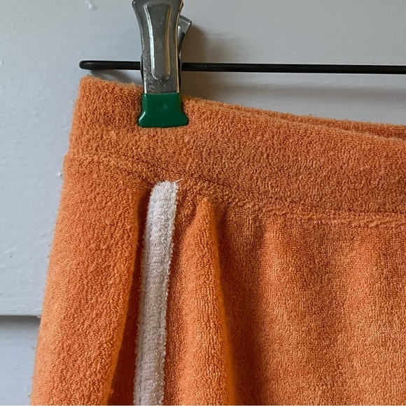 Hollister Ultra High Rise Orange Terry Cloth Skirt Swimsuit Coverup - Picture 3 of 5